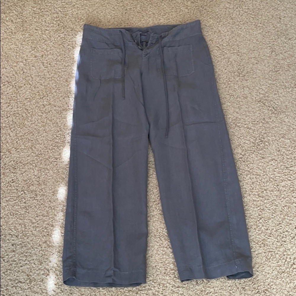 Gray Vince linen pants